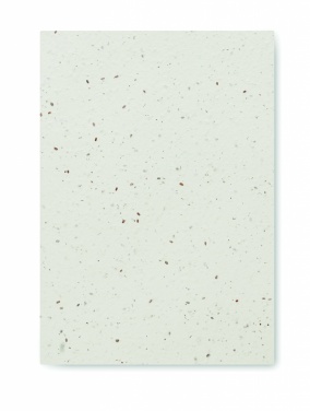 Logo trade corporate gifts picture of: A5 seed paper cover notebook
