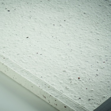 Logo trade promotional items picture of: A5 seed paper cover notebook