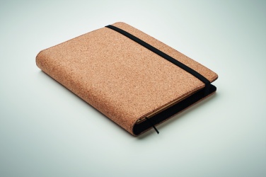 Logo trade promotional gifts picture of: A5 portfolio in cork