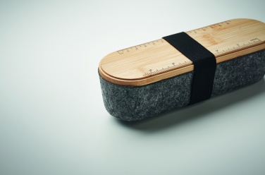 Logotrade promotional gifts photo of: RPET felt pencil case with lid