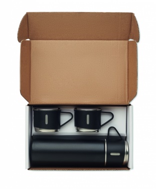 Logo trade corporate gift photo of: Double wall bottle and cup set