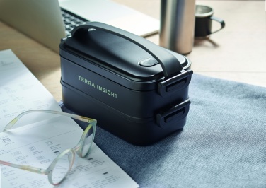 Logo trade promotional items image of: Lunch box in recycled PP