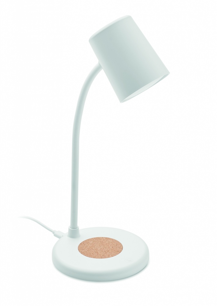 Logo trade advertising products image of: Wireless charger, lamp speaker
