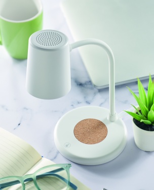 Logotrade promotional merchandise image of: Wireless charger, lamp speaker
