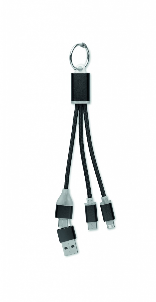 Logo trade promotional items picture of: 4 in 1 charging cable type C