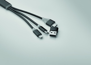 Logo trade promotional merchandise photo of: 4 in 1 charging cable type C