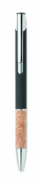 Logotrade promotional item picture of: Ballpoint pen made of aluminum with a cork grip