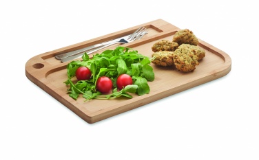 Logo trade advertising product photo of: Meal plate in bamboo