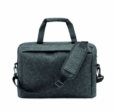 Logotrade promotional item picture of: 15 inch RPET felt laptop bag