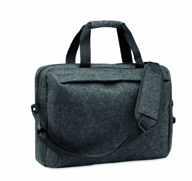 Logo trade corporate gifts picture of: 15 inch RPET felt laptop bag