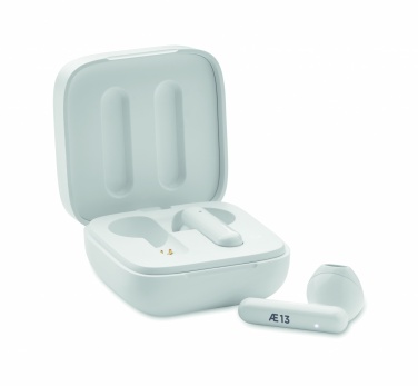 Logotrade promotional product image of: TWS earbuds with solar charger