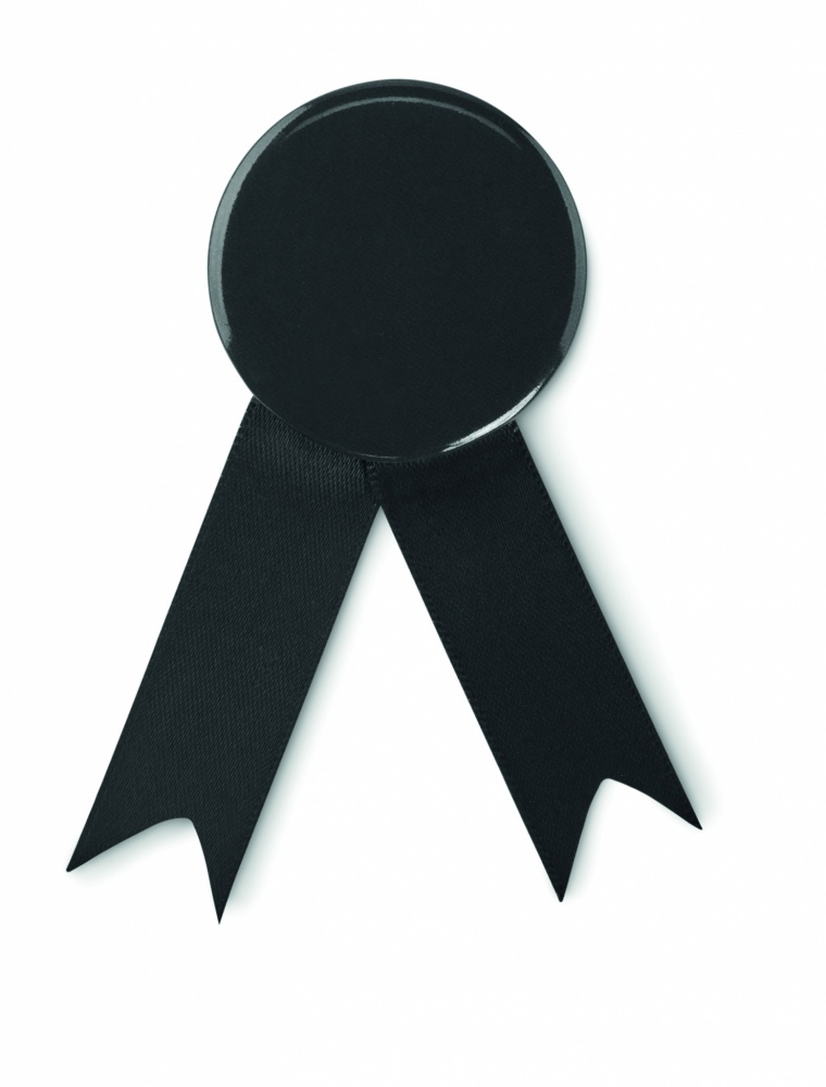 Logo trade promotional merchandise image of: Ribbon style badge pin