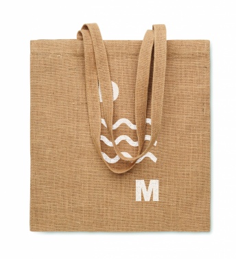 Logotrade promotional item image of: Jute long handled shopping bag