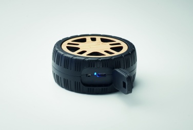 Logo trade promotional products image of: Wireless speaker tire shaped