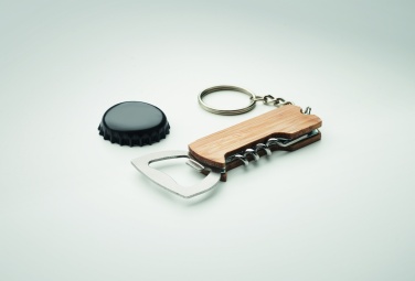 Logo trade promotional gift photo of: 3 in 1 bamboo pocket tool