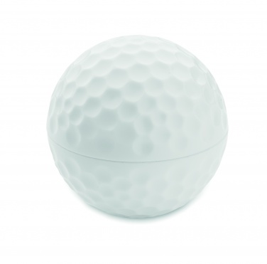 Logo trade promotional giveaway photo of: Lip balm in golf ball shape