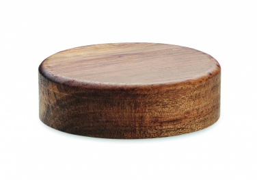 Logotrade promotional giveaway picture of: Wireless charger in acacia 15W