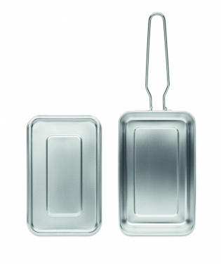 Logo trade promotional products image of: Stainless steel lunch box