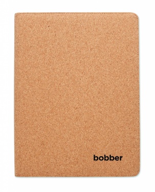 Logotrade promotional giveaway image of: A4 cork conference folder