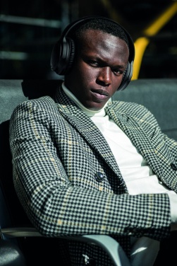 Logo trade business gifts image of: ANC foldable headphone