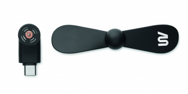 Logo trade corporate gifts image of: Portable USB-C fan