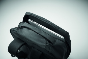 Logotrade promotional giveaway image of: A portable backpack trolley with wheels, made of 600D RPET polyester