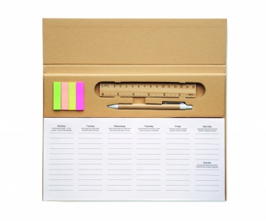 Logotrade promotional products photo of: Weekly desktop planner