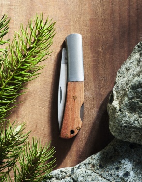Logotrade promotional item image of: Foldable knife in acacia wood