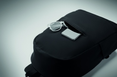 Logotrade promotional merchandise photo of: A 15-inch laptop backpack made of recycled pre-consumer cotton and recycled polyester with customizable printing.