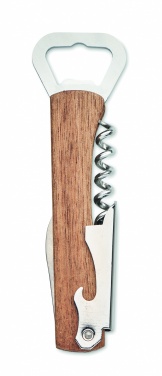 Logotrade promotional giveaway image of: 3 in 1 bamboo bottle opener WOOL