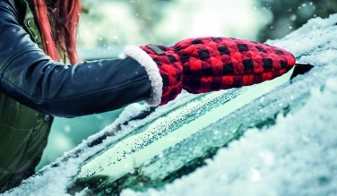 Logo trade business gifts image of: Quilted ice scraper glove