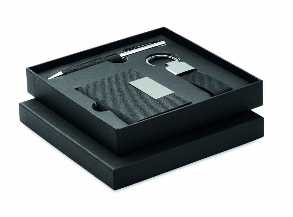 Logo trade corporate gifts picture of: 3-piece gift set in a gift box with customizable printing