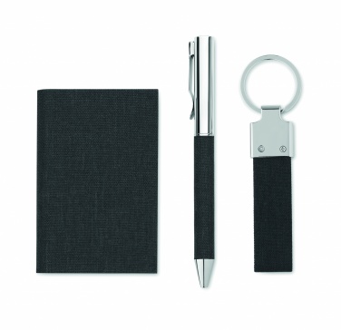 Logotrade promotional item picture of: 3-piece gift set in a gift box with customizable printing