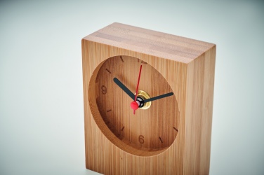 Logotrade advertising product image of: Bamboo table clock