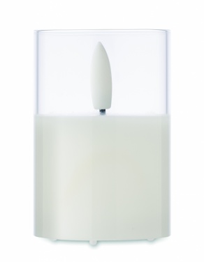 Logo trade promotional giveaways picture of: LED wax candle in glass holder