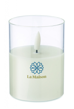 Logotrade corporate gifts photo of: LED wax candle in glass holder