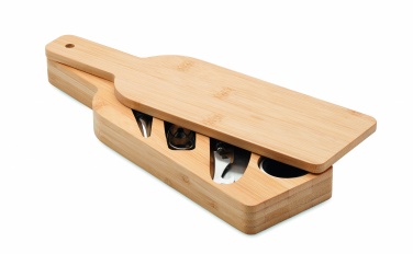 Logo trade promotional gift photo of: Bottle shaped wine set