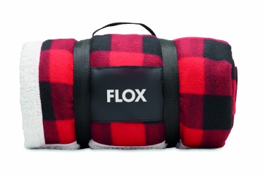 Logotrade promotional gifts photo of: RPET sherpa fleece blanket