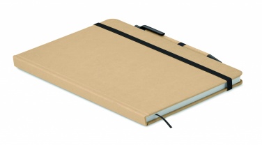 Logo trade promotional gifts image of: Caratil A5 notebook in recycled carton