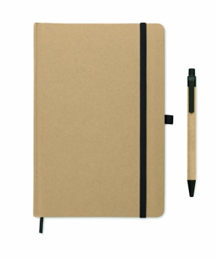 Logotrade promotional item image of: Caratil A5 notebook in recycled carton