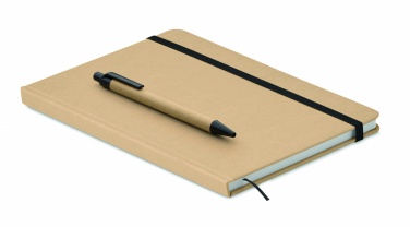 Logo trade promotional products picture of: Caratil A5 notebook in recycled carton