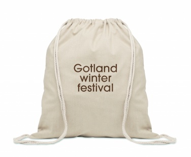 Logotrade promotional gift picture of: Recycled cotton drawstring bag