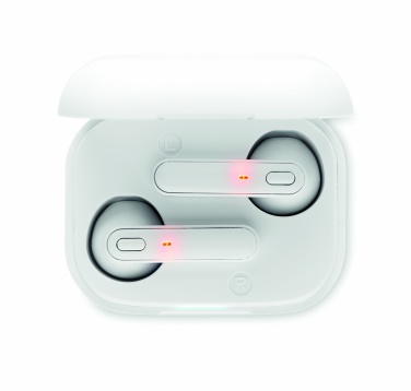 Logo trade promotional gift photo of: TWS earbuds with charging base