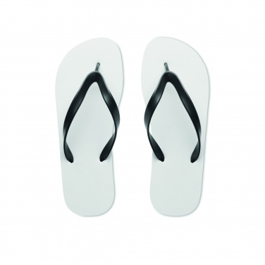 Logo trade advertising products image of: Sublimation beach slippers