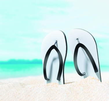 Logo trade promotional items image of: Sublimation beach slippers