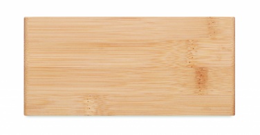 Logo trade corporate gifts picture of: Wireless charger in bamboo 5W