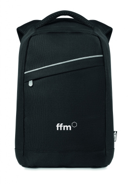 Logo trade promotional giveaways picture of: 600D RPET backpack