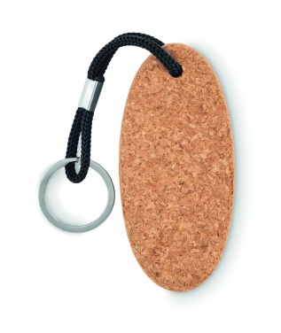 Logo trade promotional gifts picture of: Floating cork key ring Lohja