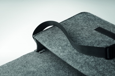 Logotrade promotional merchandise photo of: RPET felt laptop bag