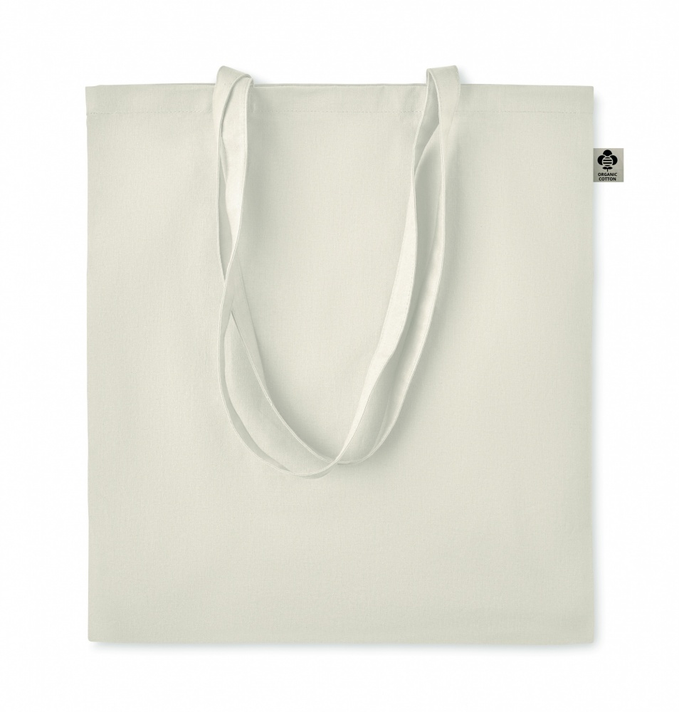 Logo trade corporate gifts image of: Organic cotton shopping bag